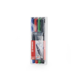 Alkoholos marker készlet 1mm, STABILO OHPen M, 4 klf. szín Író- irodaszer, papíráru Stabilo