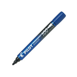 Alkoholos marker 1mm, kerek hegyű,   Pilot 100 kék Író- irodaszer, papíráru Pilot