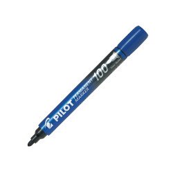 Alkoholos marker 1mm, kerek hegyű,   Pilot 100 kék Író- irodaszer, papíráru Pilot