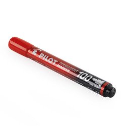 Alkoholos marker 1mm, kerek hegyű,   Pilot 100 piros Író- irodaszer, papíráru Pilot
