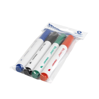 Alkoholos marker készlet, 1-4mm, vágott hegyű, 4-es készlet, Bluering®