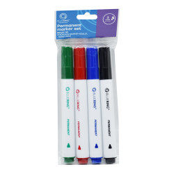 Alkoholos marker készlet, 3mm, kerek hegyű 4-es készlet Bluering® Író- irodaszer, papíráru Bluering