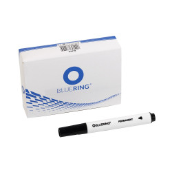 Alkoholos marker 3mm, kerek végű Bluering® fekete Író- irodaszer, papíráru Bluering
