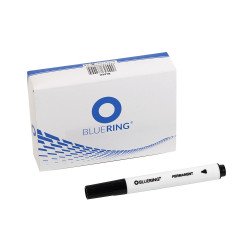 Alkoholos marker 3mm, kerek végű Bluering® fekete Író- irodaszer, papíráru Bluering