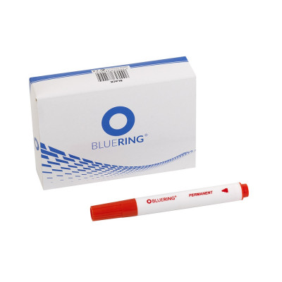 Alkoholos marker 3mm, kerek végű Bluering® piros