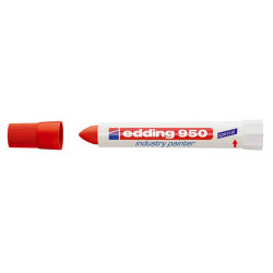 Alkoholos jelölő marker 10mm, kúpos Edding 950 piros Író- irodaszer, papíráru EDDING