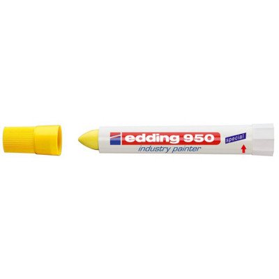 Alkoholos jelölő marker 10mm, kúpos Edding 950 sárga Alkoholos jelölő marker 10mm, kúpos Edding 950 sárga