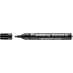 Alkoholos marker 1,5-3mm, kerek hegyű, Edding 2000 fekete Író- irodaszer, papíráru EDDING