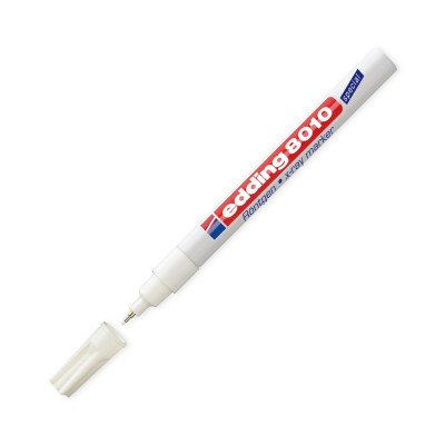 Röntgen marker 0,8mm, Edding 8010 X-RAY fehér Röntgen marker 0,8mm, Edding 8010 X-RAY fehér