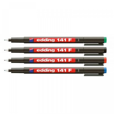Alkoholos marker 0,6mm, 141F OHP Edding fekete Alkoholos marker 0,6mm, 141F OHP Edding fekete