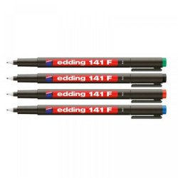 Alkoholos marker 0,6mm, 141F OHP Edding fekete Író- irodaszer, papíráru EDDING