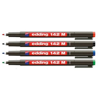 Alkoholos marker 1mm, 142M OHP Edding piros Alkoholos marker 1mm, 142M OHP Edding piros