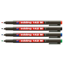 Alkoholos marker 1mm, 142M OHP Edding piros Író- irodaszer, papíráru EDDING