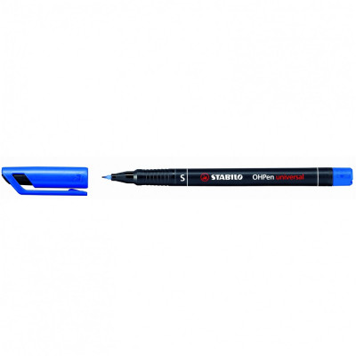 Alkoholos marker 0,4mm, STABILO OHPen S kék Alkoholos marker 0,4mm, STABILO OHPen S kék