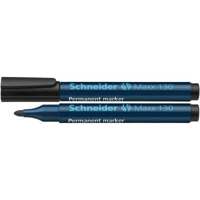 Alkoholos marker 1-3mm, kerek végű Schneider Maxx 130 fekete Alkoholos marker 1-3mm, kerek végű Schneider Maxx 130 fekete