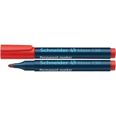 Alkoholos marker 1-3mm, kerek végű Schneider Maxx 130 piros Alkoholos marker 1-3mm, kerek végű Schneider Maxx 130 piros