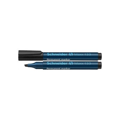 Alkoholos marker 1-4mm, vágott végű Schneider Maxx 133 fekete