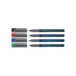 Alkoholos marker OHP 0,4mm tűhegyű Schneider Maxx 220 S 4 klf. szín Író- irodaszer, papíráru Schneider