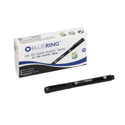 Rostirón, tűfilc alkoholos 1mm, OHP Bluering® M fekete Író- irodaszer, papíráru Bluering