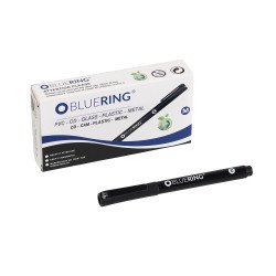 Rostirón, tűfilc alkoholos 1mm, OHP Bluering® M fekete Író- irodaszer, papíráru Bluering