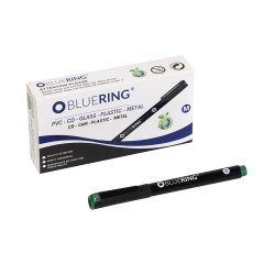 Rostirón, tűfilc alkoholos 1mm, OHP Bluering® M zöld Író- irodaszer, papíráru Bluering
