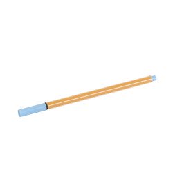 Rostirón, tűfilc vízbázisú, 0,5mm, hatszögletű test, Bluering® világoskék Író- irodaszer, papíráru Bluering