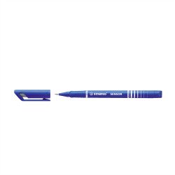 Rostirón, tűfilc 0,3mm, F STABILO Sensor kék Író- irodaszer, papíráru Stabilo