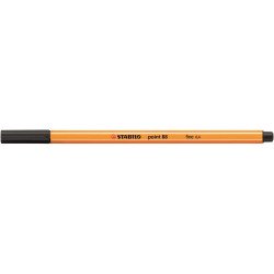 Rostirón, tűfilc 0,4mm, STABILO Point 88 fekete Író- irodaszer, papíráru Stabilo