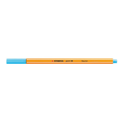 Rostirón, tűfilc 0,4mm, STABILO Point 88 azúrkék Rostirón, tűfilc 0,4mm, STABILO Point 88 azúrkék