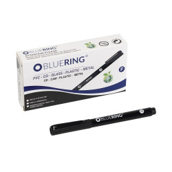 Rostirón, tűfilc alkoholos 0,5mm, OHP Bluering® F fekete Író- irodaszer, papíráru Bluering