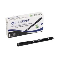 Rostirón, tűfilc alkoholos 0,5mm, OHP Bluering® F fekete Író- irodaszer, papíráru Bluering