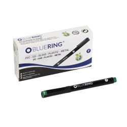 Rostirón, tűfilc alkoholos 0,5mm, OHP Bluering® F zöld Író- irodaszer, papíráru Bluering