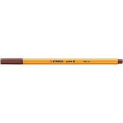 Rostirón, tűfilc 0,4mm, STABILO Point 88 barna Író- irodaszer, papíráru Stabilo