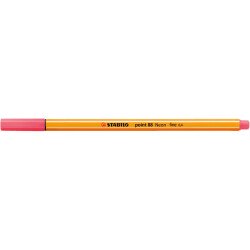 Rostirón, tűfilc 0,4mm, STABILO Point 88 neon piros Író- irodaszer, papíráru Stabilo