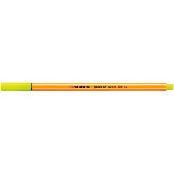 Rostirón, tűfilc 0,4mm, STABILO Point 88 neon sárga Író- irodaszer, papíráru Stabilo
