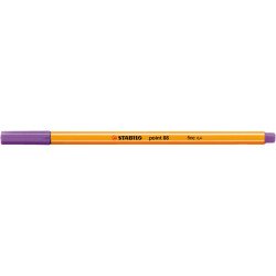 Rostirón, tűfilc 0,4mm, STABILO Point 88 sötétlila Író- irodaszer, papíráru Stabilo