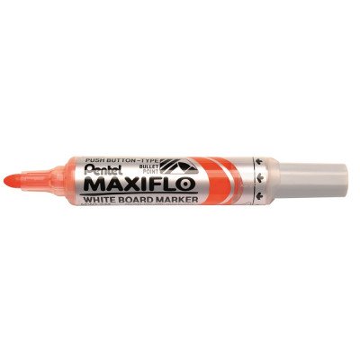 Táblamarker 2,5mm, kerek hegyű, Pentel Maxiflo narancssárga Táblamarker 2,5mm, kerek hegyű, Pentel Maxiflo narancssárga