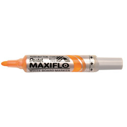 Táblamarker 2,5mm, kerek hegyű, Pentel Maxiflo citromsárga Író- irodaszer, papíráru Pentel