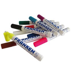 Üvegtábla marker 2-5mm  ZKM96 Franken vegyes színek 10 db/csom Író- irodaszer, papíráru Franken