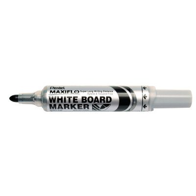 Táblamarker 2,5mm, kerek hegyű, Pentel Maxiflo fekete Táblamarker 2,5mm, kerek hegyű, Pentel Maxiflo fekete