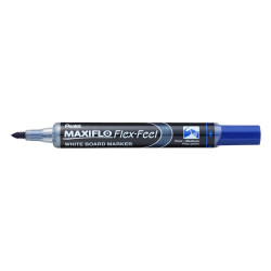 Táblamarker 1-5mm, hajlékony hegyű Pentel Maxiflo Flex Feel kék Író- irodaszer, papíráru Pentel