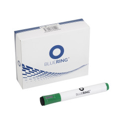 Táblamarker 3mm, mágneses, táblatörlővel multifunkciós Bluering® zöld Író- irodaszer, papíráru Bluering