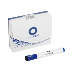 Táblamarker 3mm, mágneses, táblatörlővel multifunkciós Bluering® kék