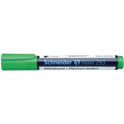 Tábla- és flipchart marker 2-5mm, vágott végű Schneider Maxx 293 zöld Tábla- és flipchart marker 2-5mm, vágott végű Schneider Maxx 293 zöld
