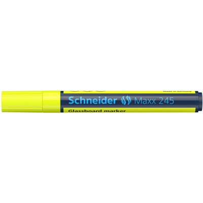 Üvegtábla marker 1-3mm, Schneider Maxx 245 sárga Üvegtábla marker 1-3mm, Schneider Maxx 245 sárga