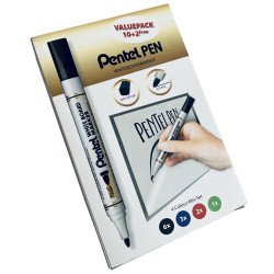 Táblamarker készlet 2mm, kerek Pentel 12 klf. szín Író- irodaszer, papíráru Pentel