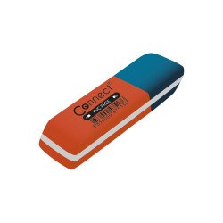 Radír Connect piros/kék C-36BR, 36 db/kínáló doboz Író- irodaszer, papíráru Connect