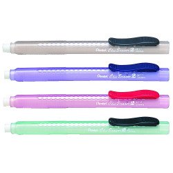 Radírceruza tolóbetétes ZE11T-A Pentel, fekete test Író- irodaszer, papíráru Pentel