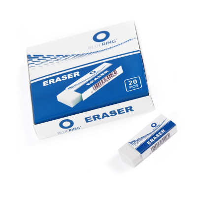 Radír 20-as fehér szögletes papír tokban Bluering® Radír 20-as fehér szögletes papír tokban Bluering®