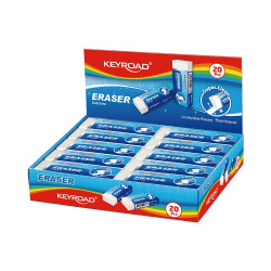 Radír, PVC 20 db/display Keyroad Író- irodaszer, papíráru Keyroad